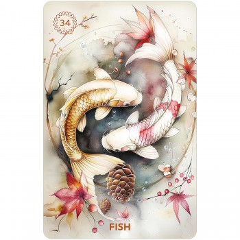 Autumn's Embrace Lenormand Kortos Dusserre by Cartamundi